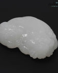 Baikalla Jewelry white jade carving Pi Xiu Genuine HeTian White Nephrite "Mutton Fat "Jade Pendant Necklace