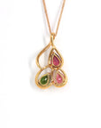Baikalla Jewelry Gemstone Pendant Necklace Baikalla™ 18k Rose Gold & Natural Tourmaline Pendant Necklace