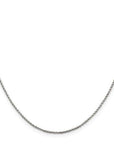 Baikalla Jewelry 14K Yellow Gold Pendant 18" Sterling Silver 1 mm Solid Box Chain with Jump Ring