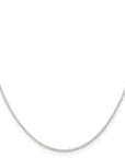 Baikalla Jewelry 14K Yellow Gold Pendant 18" Sterling Silver 1 mm Solid Wheat Chain with Jump Ring 16"-18"
