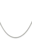 Baikalla Jewelry 14K Yellow Gold Pendant Sterling Silver 1.5 mm Solid Wheat Chain with Jump Ring 18"