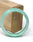 Baikalla Jewelry Jadeite Jade Bangle Bracelet Genuine Burmese Apple Green Jadeite Jade Bangle Bracelet ( 57.0 mm)