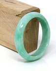 Baikalla Jewelry Jadeite Jade Bangle Bracelet Genuine Burmese Apple Green Jadeite Jade Bangle Bracelet ( 57.0 mm)