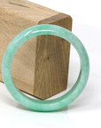 Baikalla Jewelry Jadeite Jade Bangle Bracelet Genuine Burmese Apple Green Jadeite Jade Bangle Bracelet ( 57.0 mm)