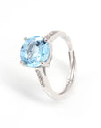 Baikalla Jewelry Gemstone Ring Baikalla™ Sterling Silver Sky Blue Topaz Ring