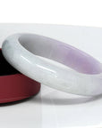 Baikalla Jewelry Jadeite Jade Bangle Bracelet Genuine Burmese Lavender Jadeite Jade Bracelet Bangle ( 58.3 mm )