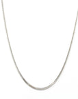 Baikalla Jewelry Silver Chain Italian Sterling Silver Box Chain 18 inch