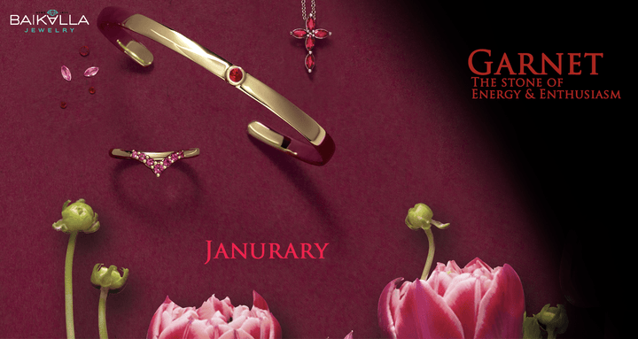 Garnet Gemstone--Birthstone-- Jewelry