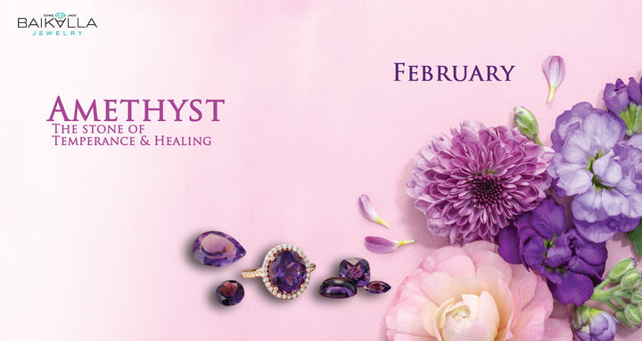 February Birthstone --Amethyst Jewelry
