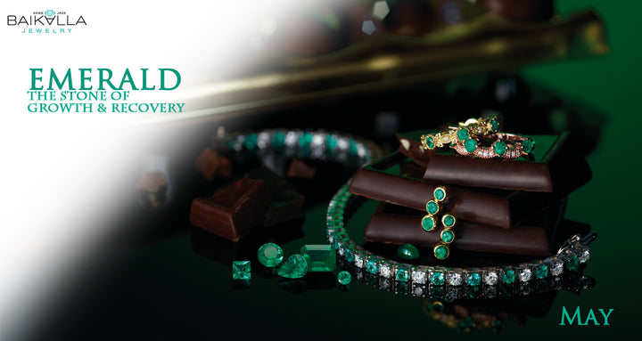 MAY BIRTHSTONE--Emerald Jewelry --Birthday Gift