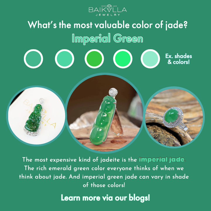What's the most valuable color of jade?