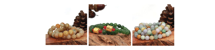 Genuine Jade Beads Bracelets, Real jade Jewelry, Baikalla Jewelry, Happy Valley, Oregon.