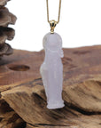 Baikalla "Saint Mary" 18K Yellow Gold Natural Lavender Jadeite Jade Pendant