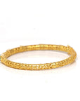Baikalla 18ky Gold & Natural Imperial Green Jadeite Jade Bangle W/ Colorful Gems