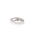 Baikalla Natural Icy Jadeite Jade 18kw Gold Bar Ring W/ Natural Diamonds 
