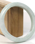 Baikalla Natural Light Green Jadeite Jade Bangle Bracelet (66.3mm) 