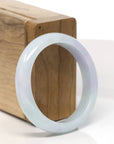 Baikalla Natural Lavender Jadeite Jade Bangle Bracelet (50 mm) 
