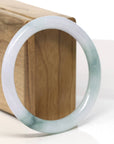 Baikalla Natural Jadeite Jade Bangle Bracelet (58 mm) 