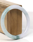 Baikalla Natural Jadeite Jade Bangle Bracelet (58 mm) 