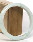 Baikalla Natural Light Green Jadeite Jade Bangle Bracelet (66.5mm) 