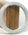 Baikalla Natural Light Green Jadeite Jade Bangle Bracelet (66.3mm) 