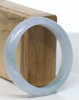 Baikalla Genuine Lavender Jadeite Jade Bangle Bracelet (57.1 mm) 