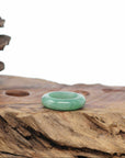 Baikalla Apple-Green Burmese Jadeite Jade Traditional Ring 
