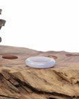 Baikalla Lavender Burmese Jadeite Jade Band Ring 