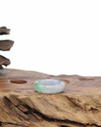 Natural Burmese Lavender Jadeite Jade Band Ring