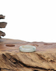 Natural Burmese Green Jadeite Jade Band Ring