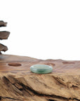 Natural Burmese Green Jadeite Jade Band Ring