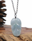 Genuine Burmese Jadeite Jade Pendant Necklace