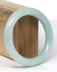 Baikalla Natural Apple-Green "Traditional Round" Jadeite Jade Bangle Bracelet (55.8mm) 