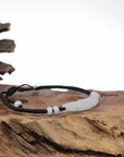 Natural Jadeite Jade "Lotus Root" Carving Braided Nylon Adjustable Drawstring Bracelet