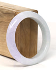 Baikalla Natural Lavender Jadeite Jade Bangle Bracelet (55.1 mm) 
