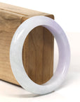Baikalla Natural Lavender Jadeite Jade Bangle Bracelet (55.1 mm) 