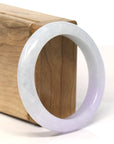 Baikalla Natural Lavender Jadeite Jade Bangle Bracelet (55.1 mm) 