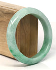 Baikalla Natural Green Jadeite Jade Bangle Bracelet (59.8 mm) 