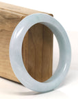 Baikalla Natural Blue Green Jadeite Jade Bangle Bracelet (57 mm) 