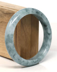 Baikalla Natural Green Jadeite Jade Bangle Bracelet (59.7 mm) 