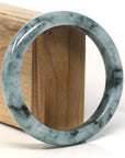 Baikalla Natural Green Jadeite Jade Bangle Bracelet (62.7 mm) 