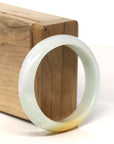Baikalla Natural Yellow Jadeite Jade Bangle Bracelet (54.8 mm) 