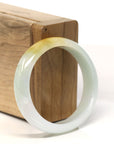 Baikalla Natural Yellow Jadeite Jade Bangle Bracelet (54.8 mm) 