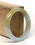 Baikalla Natural Yellow Jadeite Jade Bangle Bracelet (55.1 mm) 