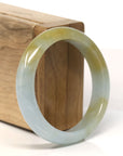 Baikalla Natural Yellow Jadeite Jade Bangle Bracelet (55.1 mm) 