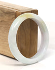 Baikalla Natural Yellow Jadeite Jade Bangle Bracelet (54.2 mm) 