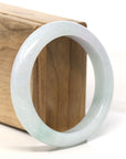 Baikalla Natural Green Jadeite Jade Bangle Bracelet (57.2mm) 