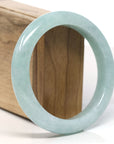 Baikalla™ "Classic Bangle" Genuine Jadeite Jade Lavender Green Bangle Bracelet (60.2mm)