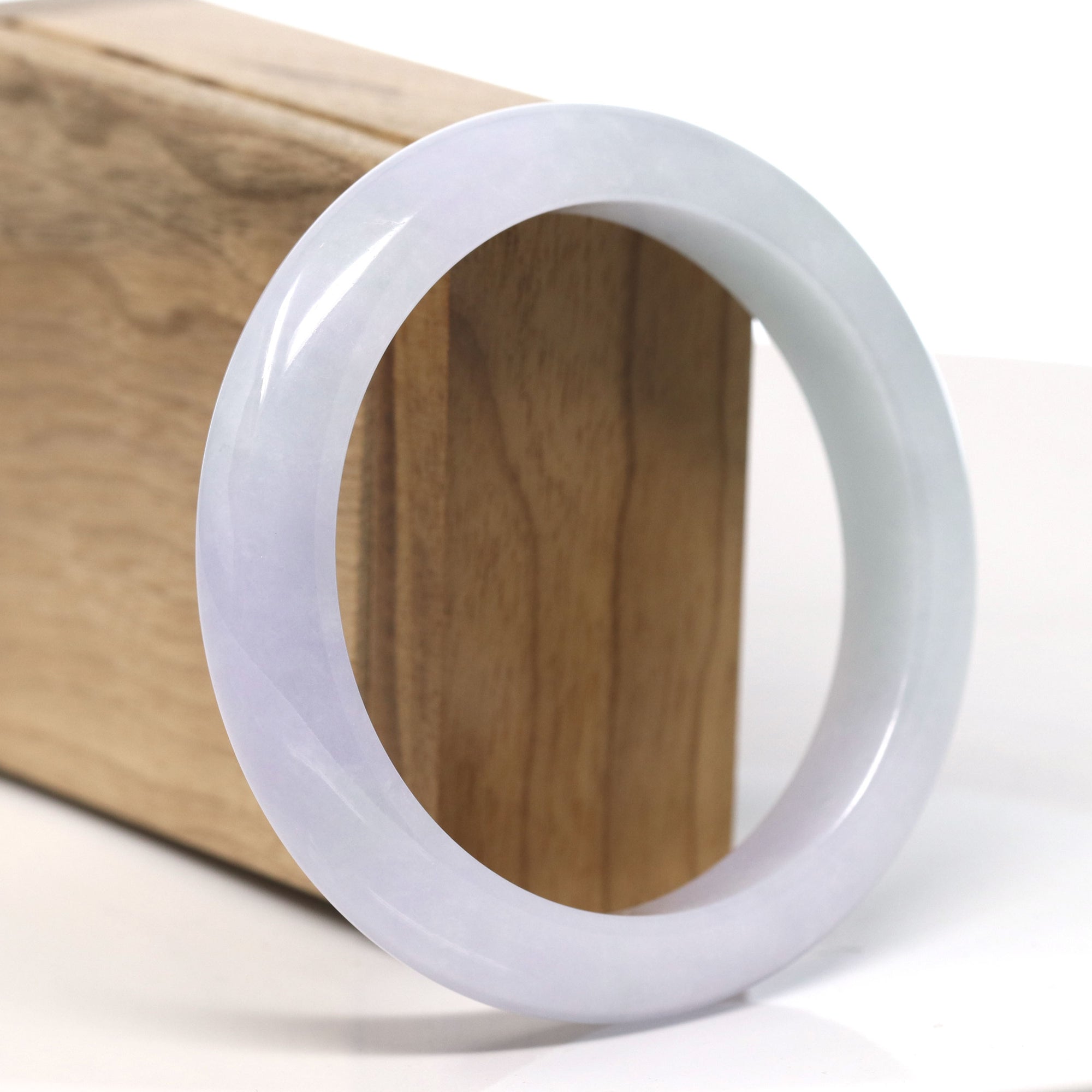 Baikalla Natural Lavender Jadeite Jade Bangle ( 59.1 mm )