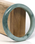 Baikalla Natural Oil-Green Jadeite Jade Bangle Bracelet (63mm) 